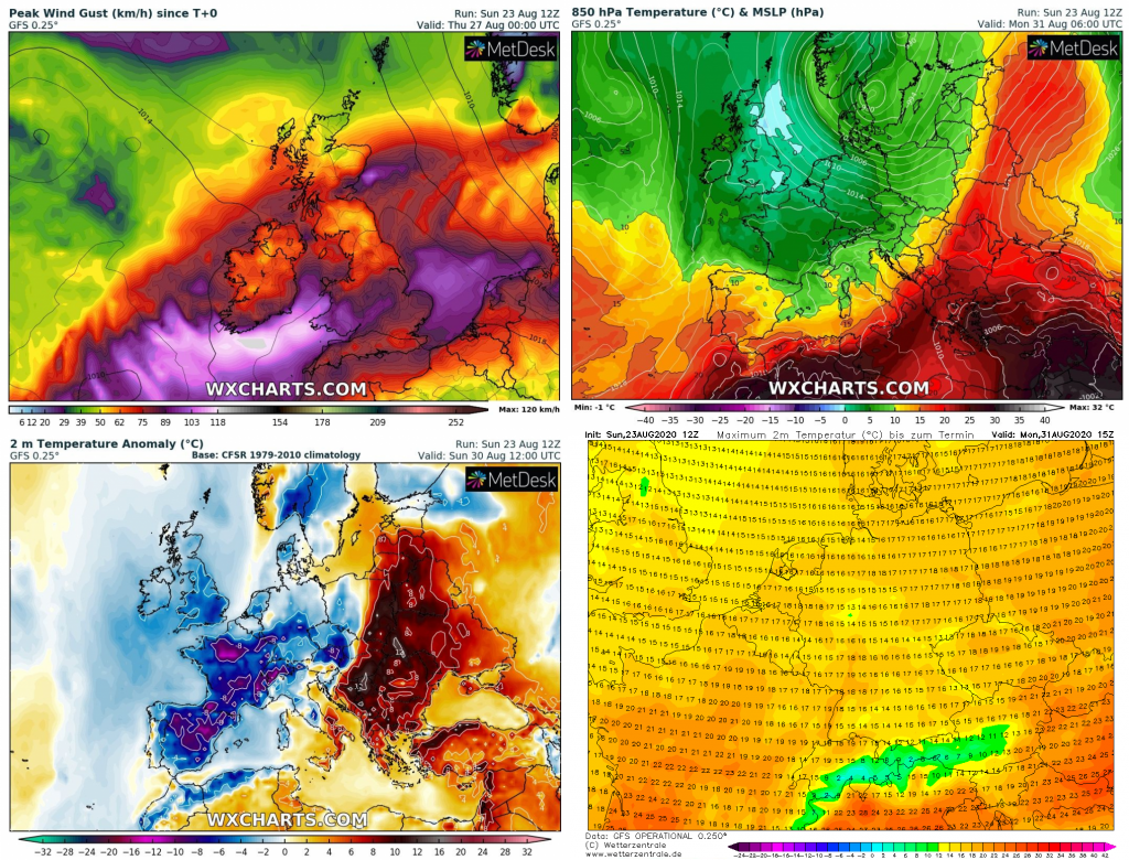 After windstorm, Arctic air with snowing (up to 45 cm/ 1.5 feet) in Norway