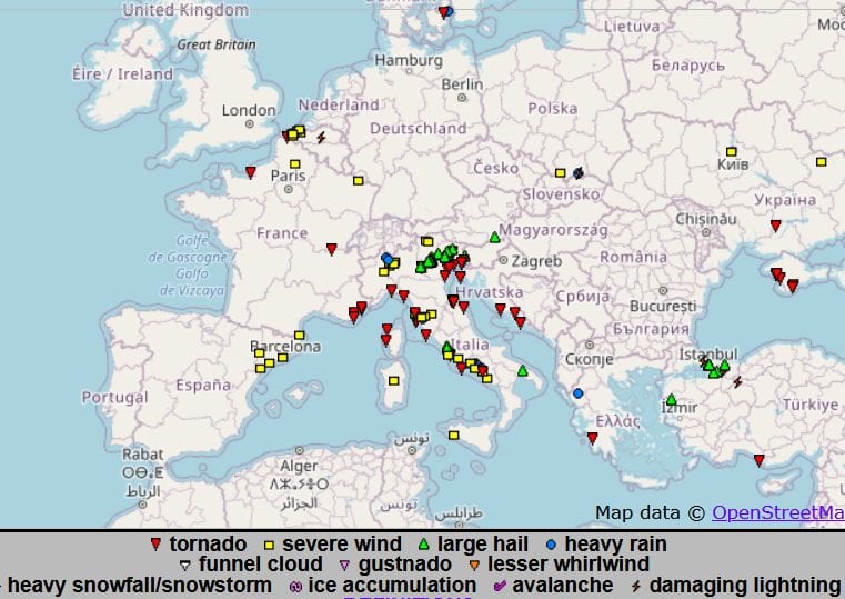 Flash Flood With 6cm 2 4 Inches Hailstorm Hit Istanbul Mkweather