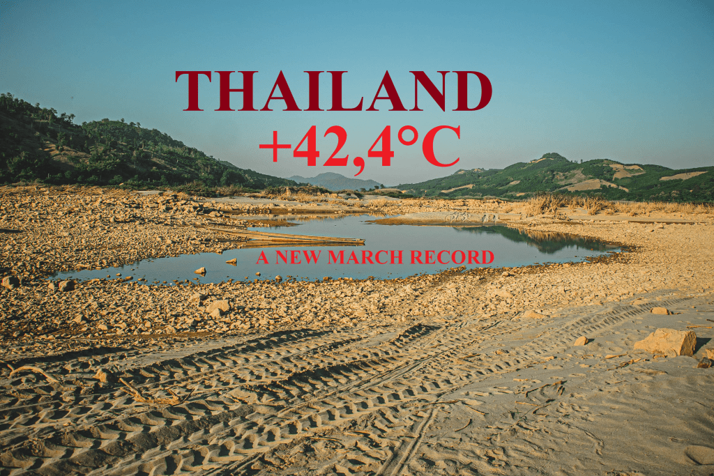 Thailand Still With Severe Drought 42 4 C A New March Record Measured Mkweather