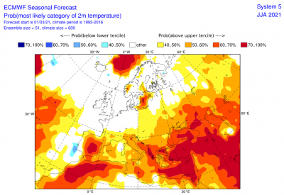 Summer 2021 forecast for Europe: Hot and dry pattern as ...