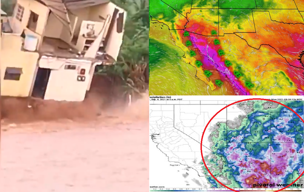 Exhurricane Nora brings heavy rains and floods in Southwest, the USA mkweather