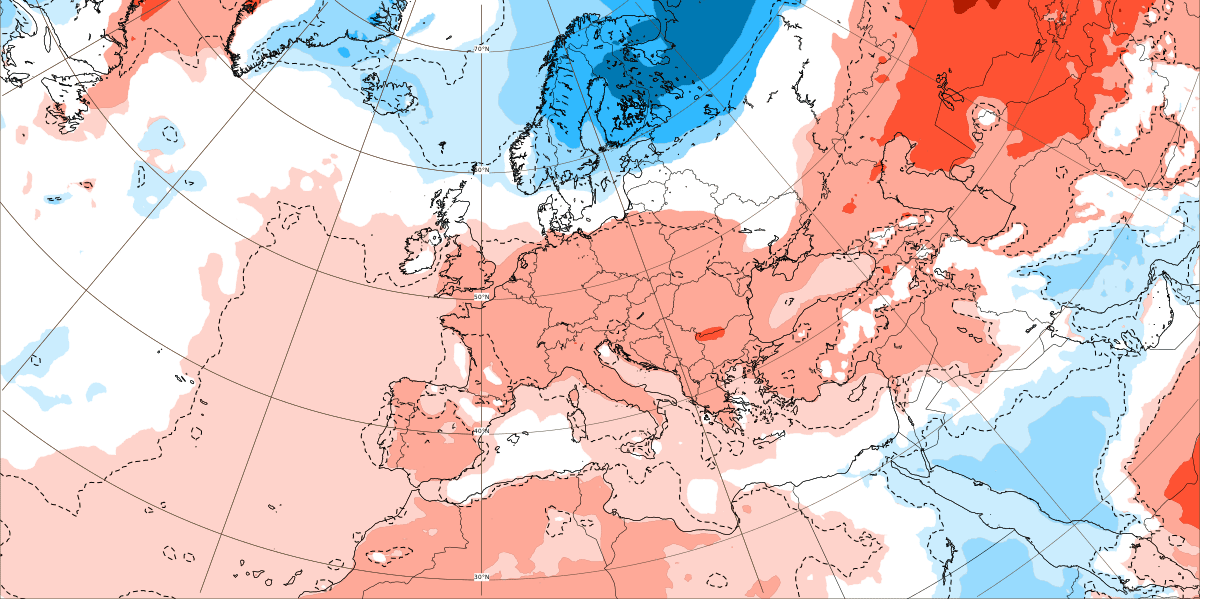 ECMWF 6week forecast until 7. February 2022 for Europe Hopes for a